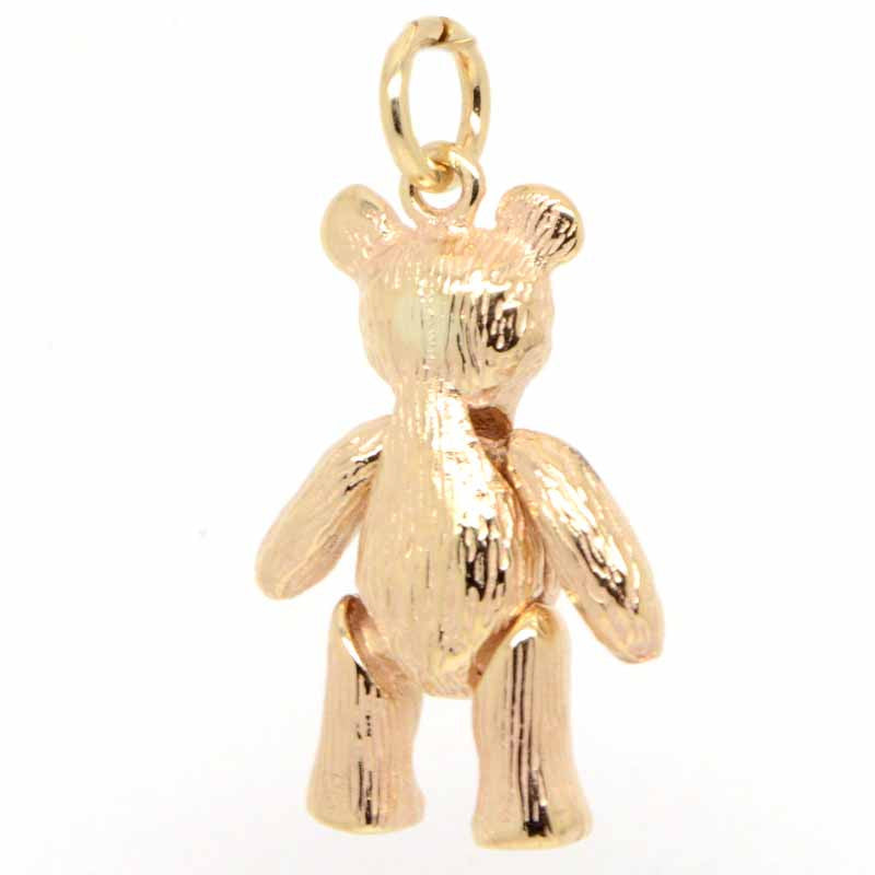 Gold Teddy Bear charm - Perfectcharm - 3