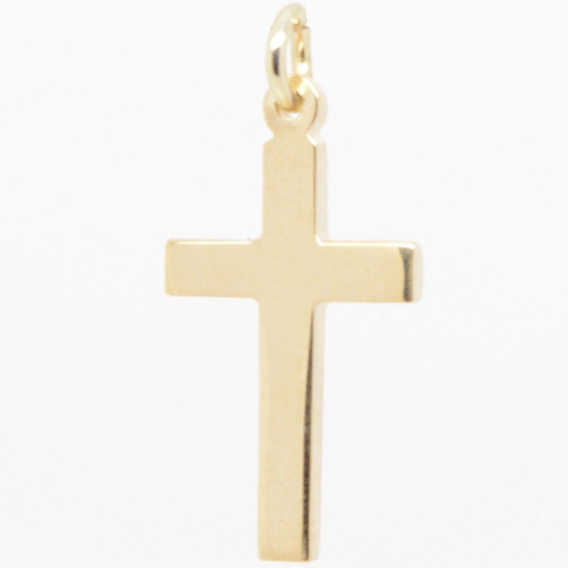 Gold cross shop charm