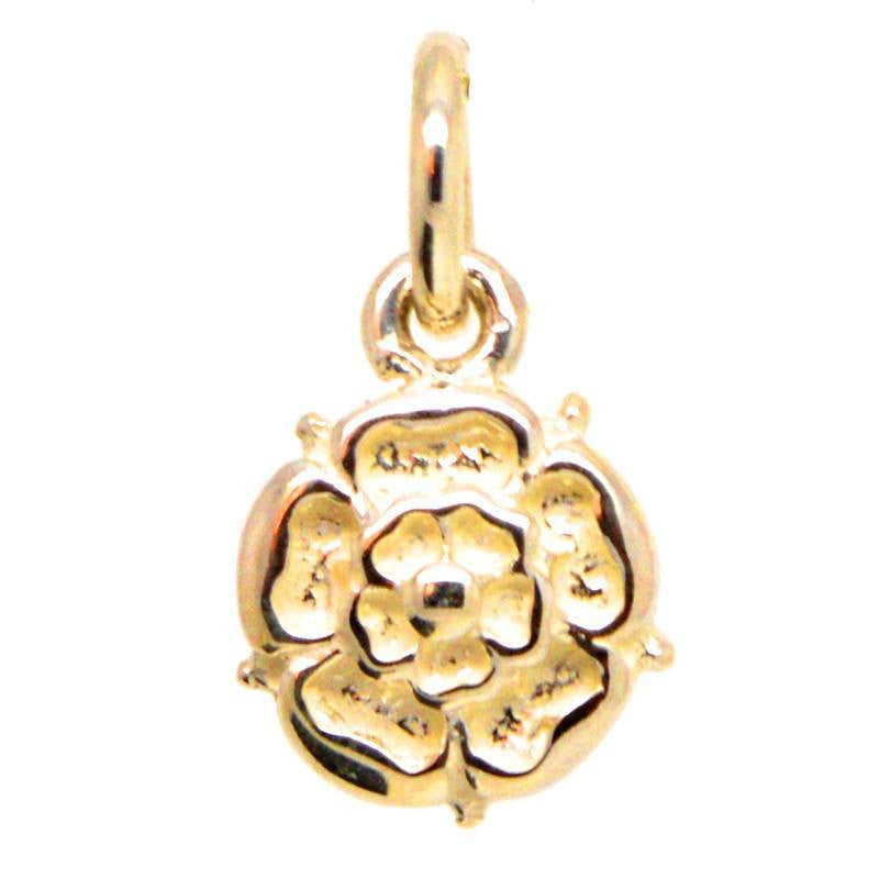 Gold Tudor Rose Charm - Perfectcharm - 1