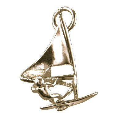 Gold Windsurfer Charm - Perfectcharm - 1