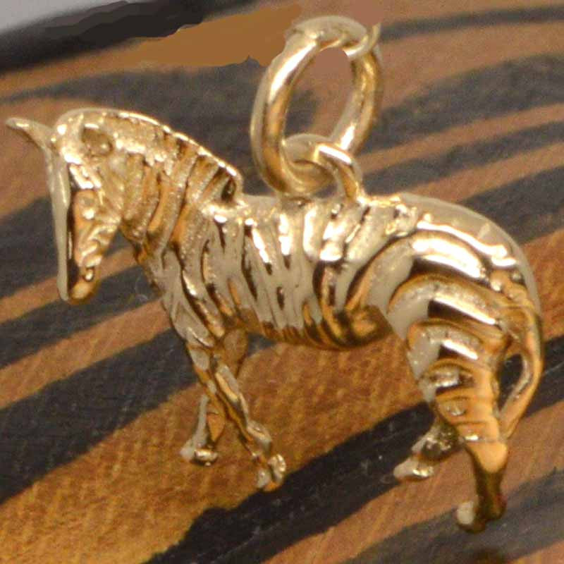 Gold Zebra Charm - Perfectcharm - 3