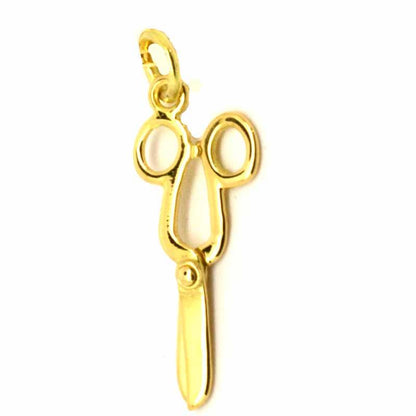 Stock - Gold Scissors Charm