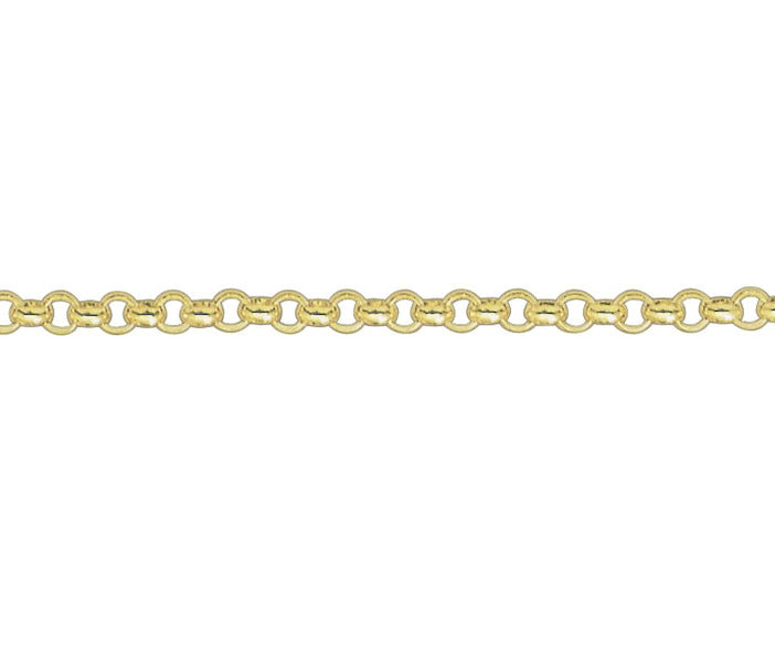 9ct Yellow Gold Round Belcher Necklace