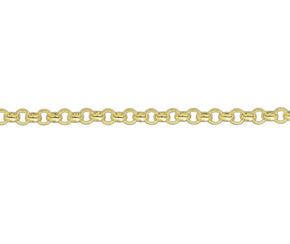 9ct Yellow Gold Round Belcher Necklace