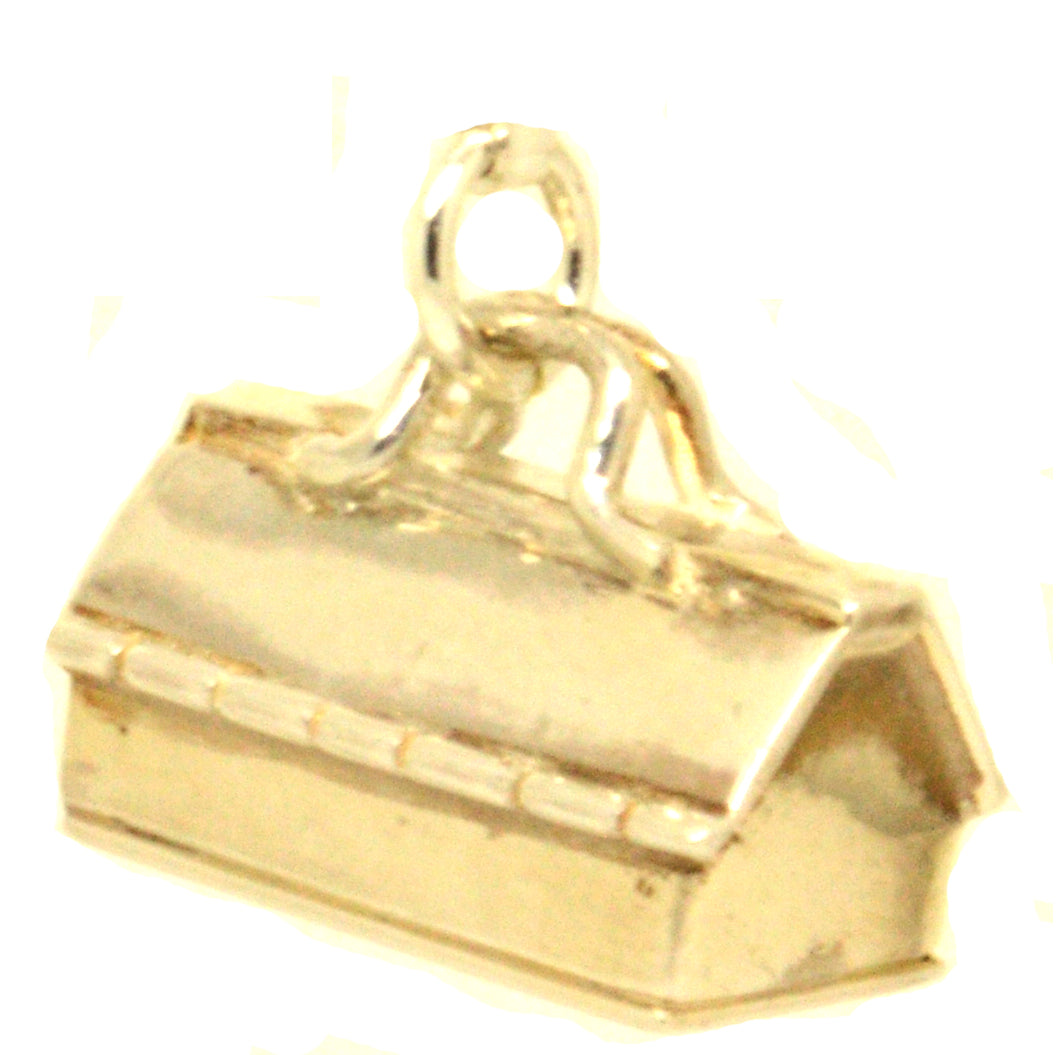 Gold Tool Box Charm