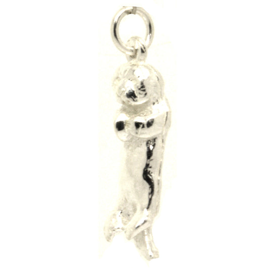 Silver Otter Charm