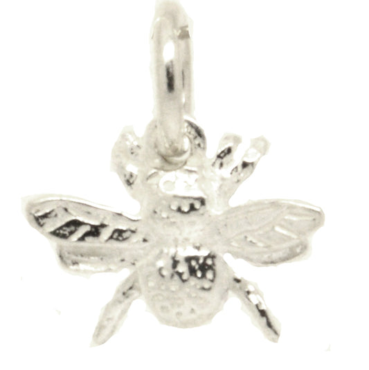 Silver Small Bumble Bee Charm