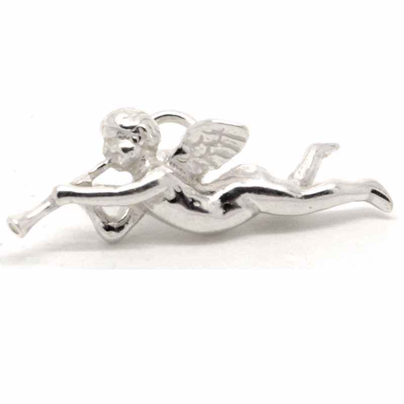 Charm - Cherub Herald With Trumpet Charm