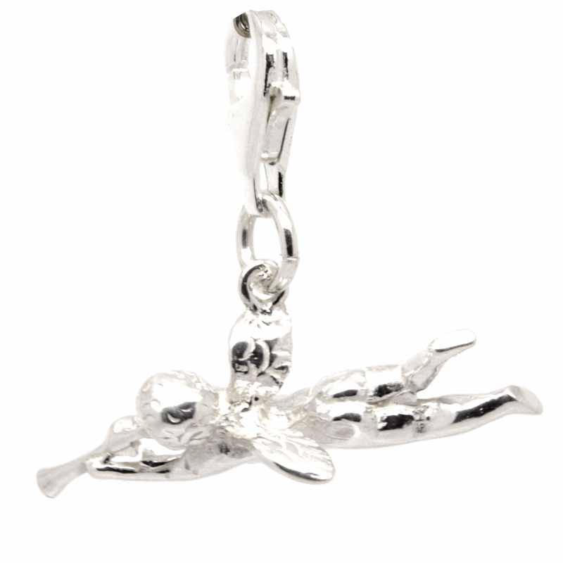 Charm - Cherub Herald With Trumpet Charm