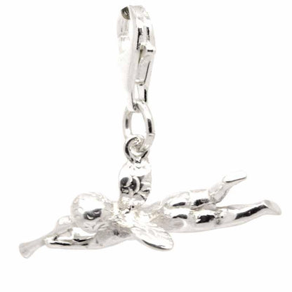 Charm - Cherub Herald With Trumpet Charm