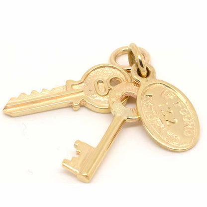 Charm - Gold House Keys Charm