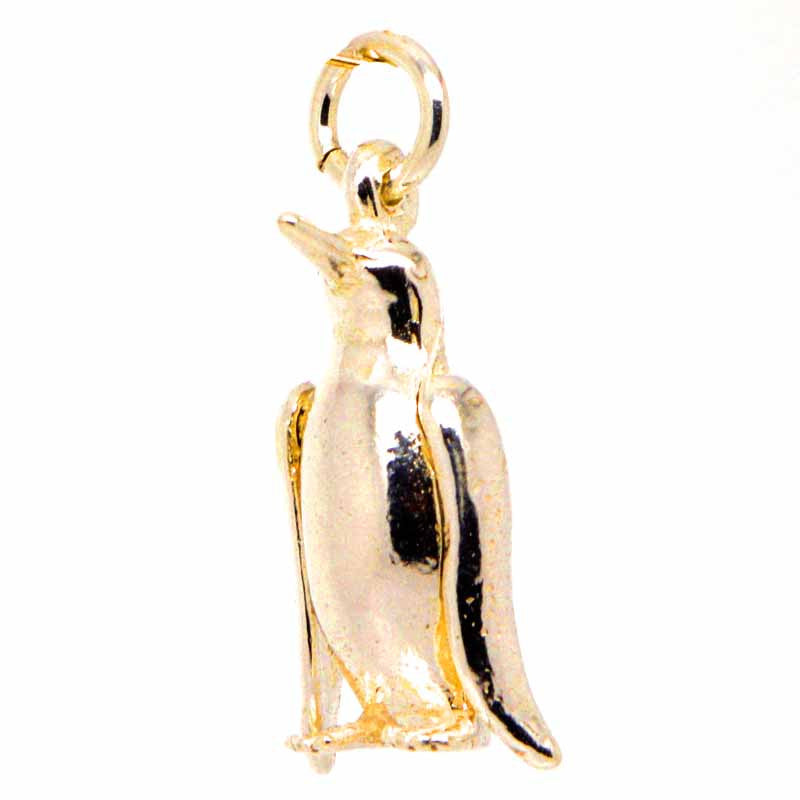 Gold Penguin Charm with moveable wings - Perfectcharm - 1