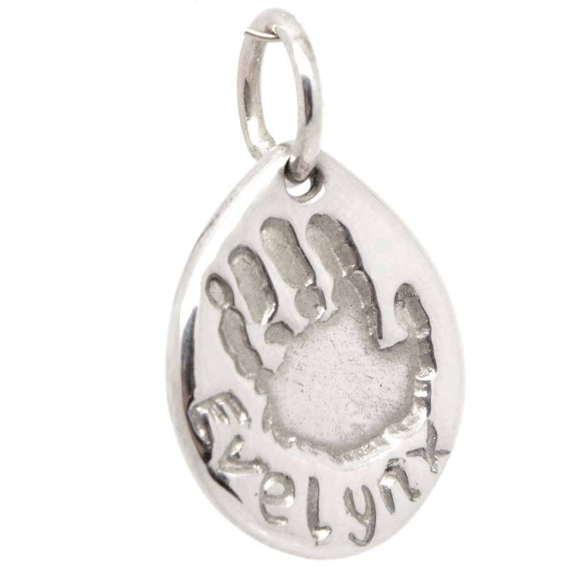 Handprint Teardrop Charm - Perfectcharm