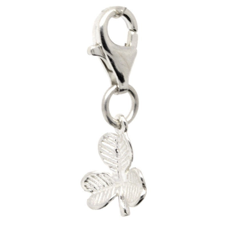 Sterling silver shamrock charm online