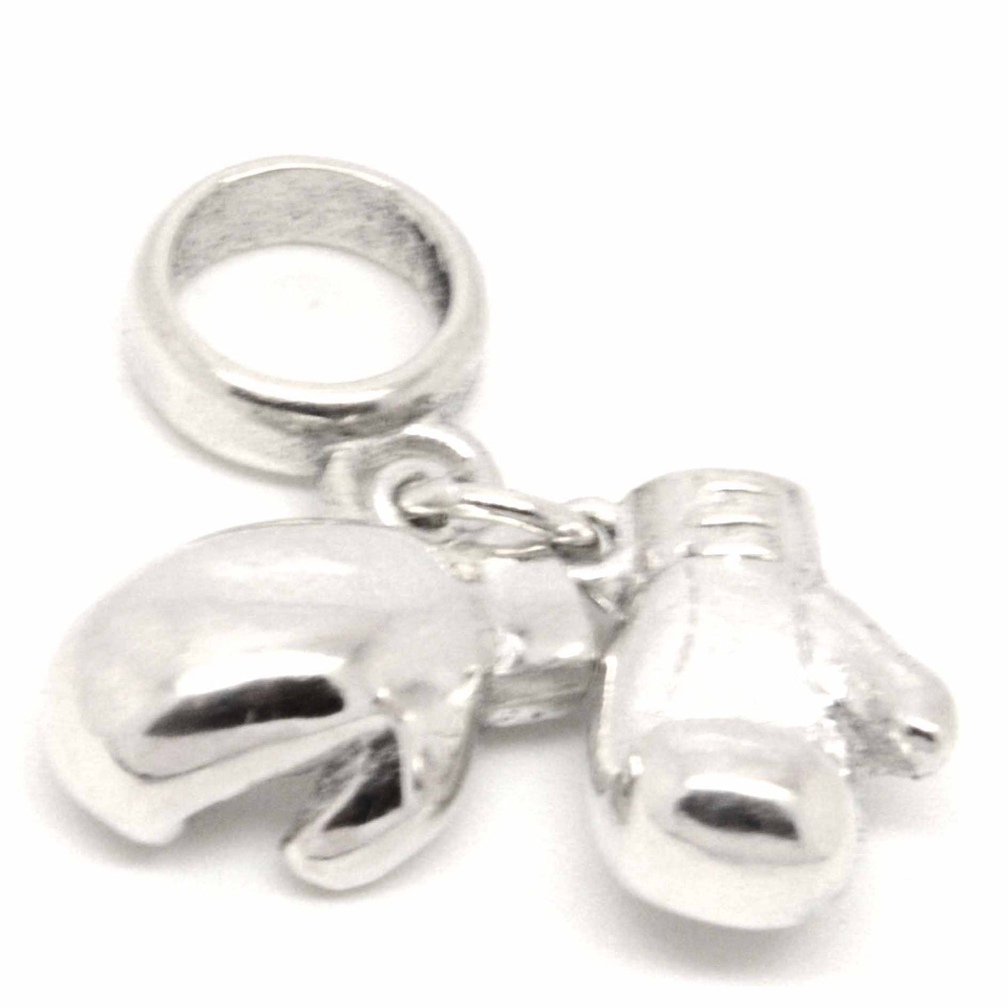 Charm - Silver Boxing Gloves Charm