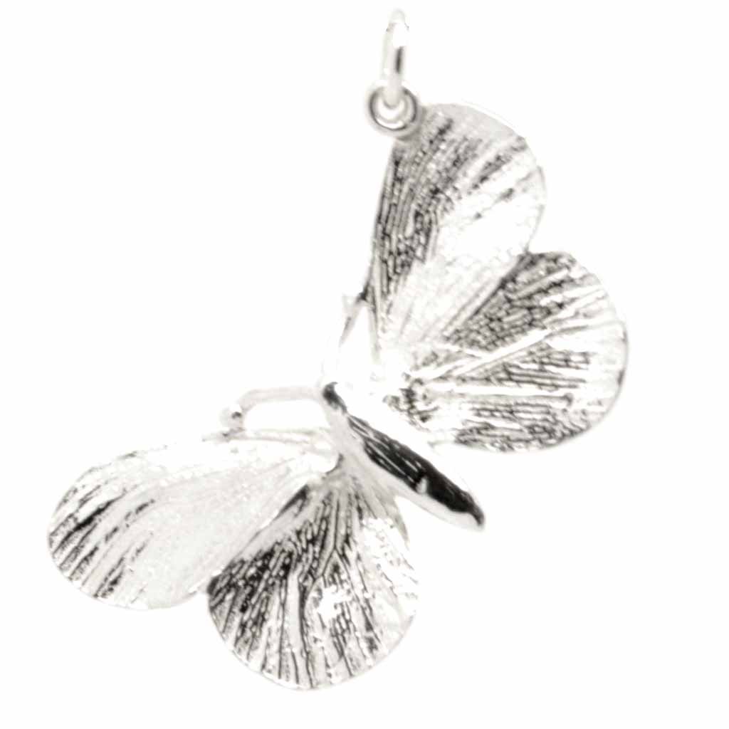 Charm - Silver Butterfly Pendant Charm