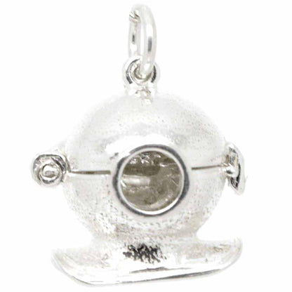 Charm - Silver Diver Helmet Charm