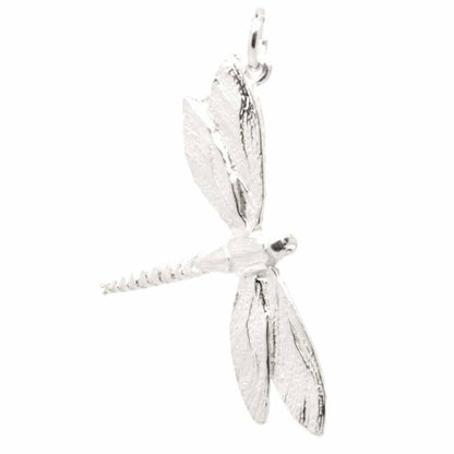 Charm - Silver Dragonfly Pendant Charm