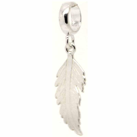 Charm - Silver Feather Charm