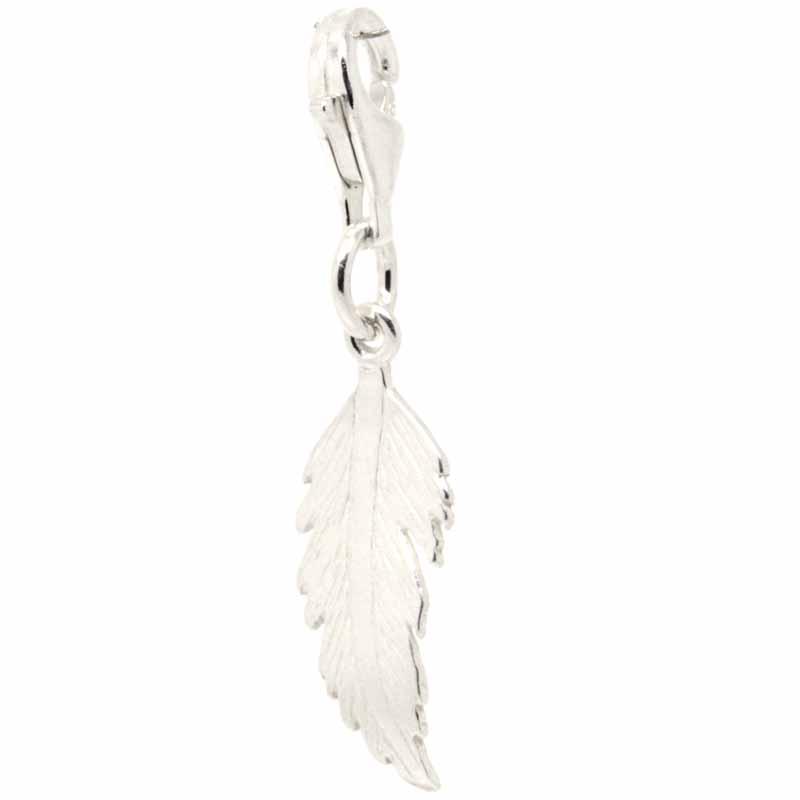 Charm - Silver Feather Charm