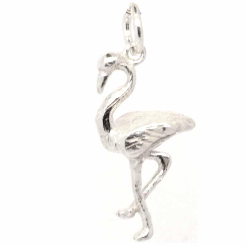 Charm - Silver Flamingo Charm