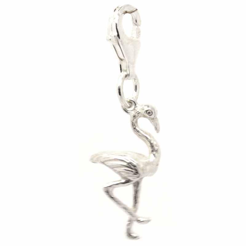 Charm - Silver Flamingo Charm