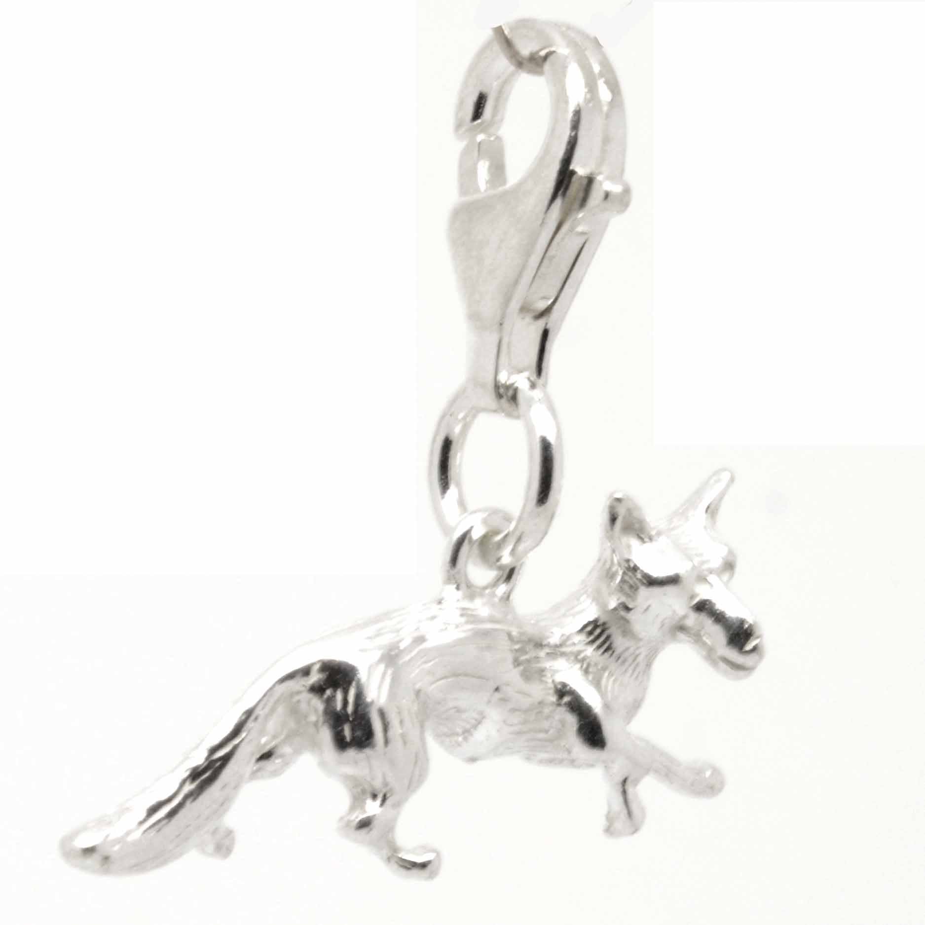 Charm - Silver Fox Charm
