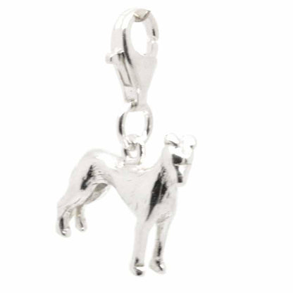 Charm - Silver Greyhound Dog Charm