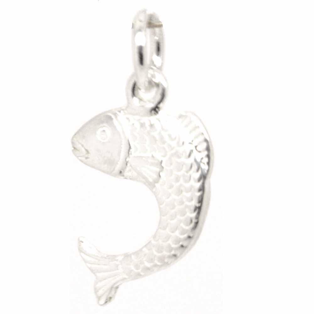Charm - Silver Jumping Fish Charm