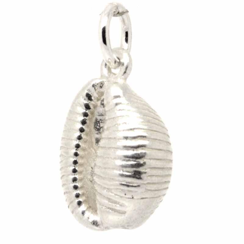 Charm - Silver Large Cowrie Shell Charm