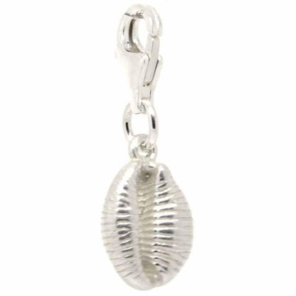Charm - Silver Large Cowrie Shell Charm