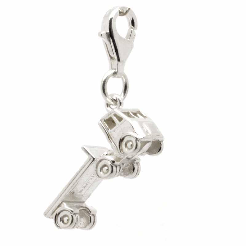 Charm - Silver Lorry Truck Charm