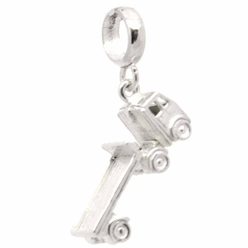 Charm - Silver Lorry Truck Charm