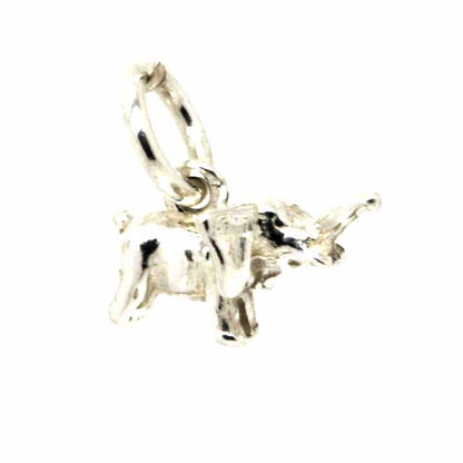 Charm - Silver Small Elephant Charm