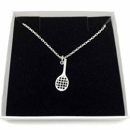 Charm - Silver Tennis Racquet Charm