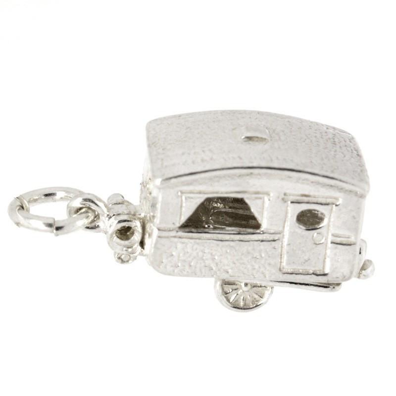 Charm - Silver Touring Caravan Charm