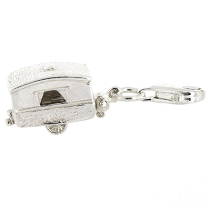 Charm - Silver Touring Caravan Charm