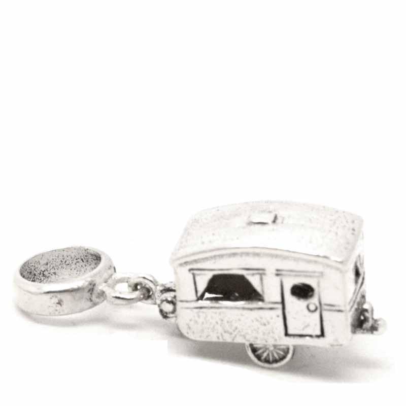 Charm - Silver Touring Caravan Charm