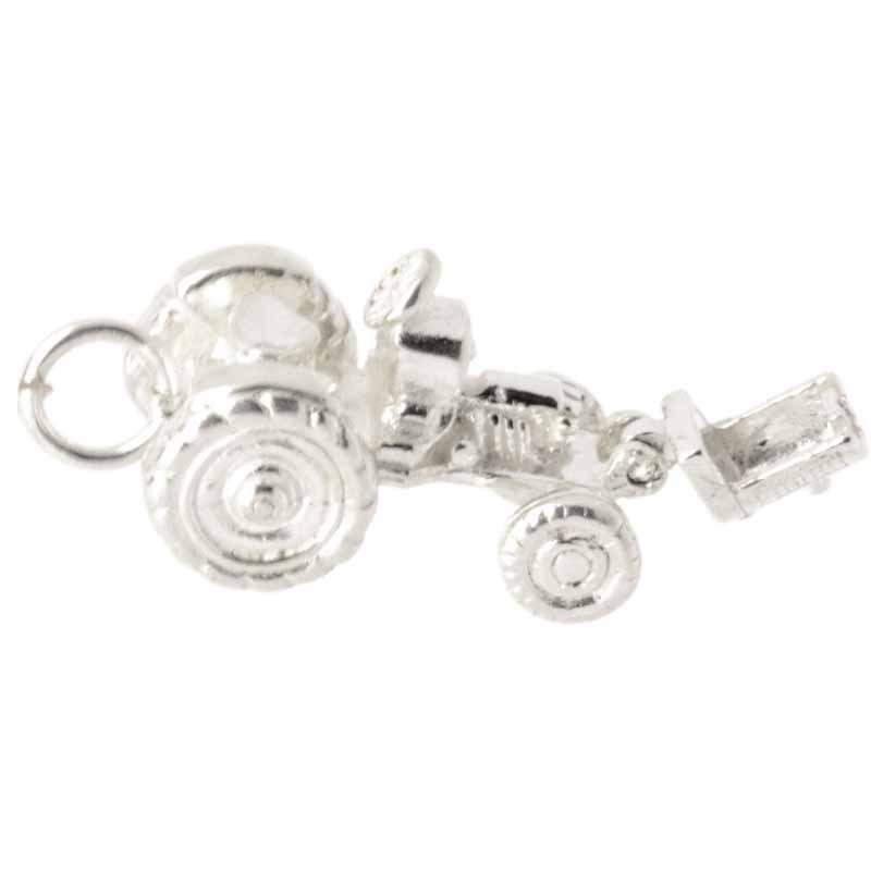 Charm - Silver Tractor Charm