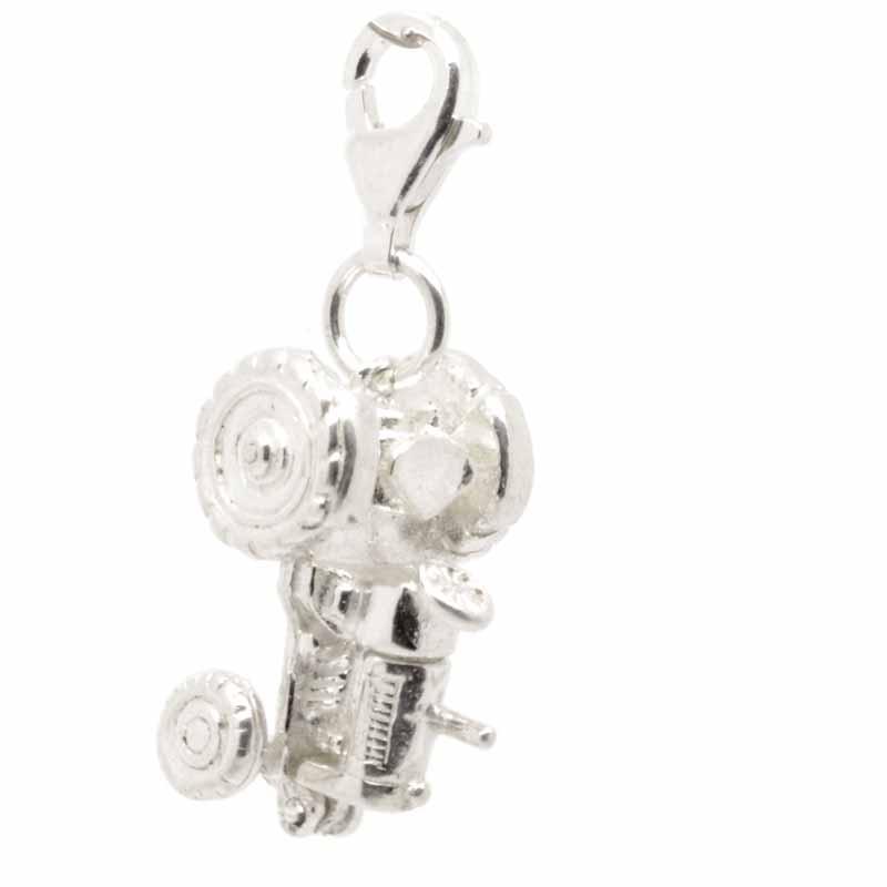 Charm - Silver Tractor Charm