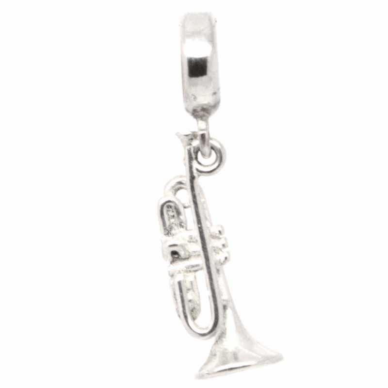 Charm - Silver Trumpet Charm