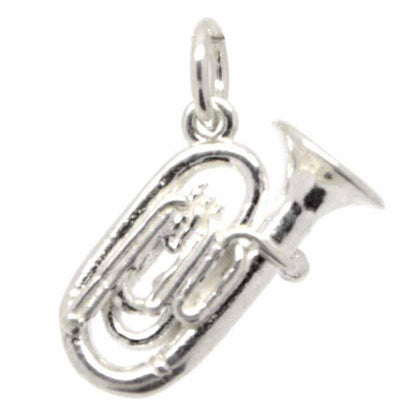 Charm - Silver Tuba Charm