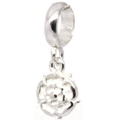 Charm - Silver Tudor Rose Charm