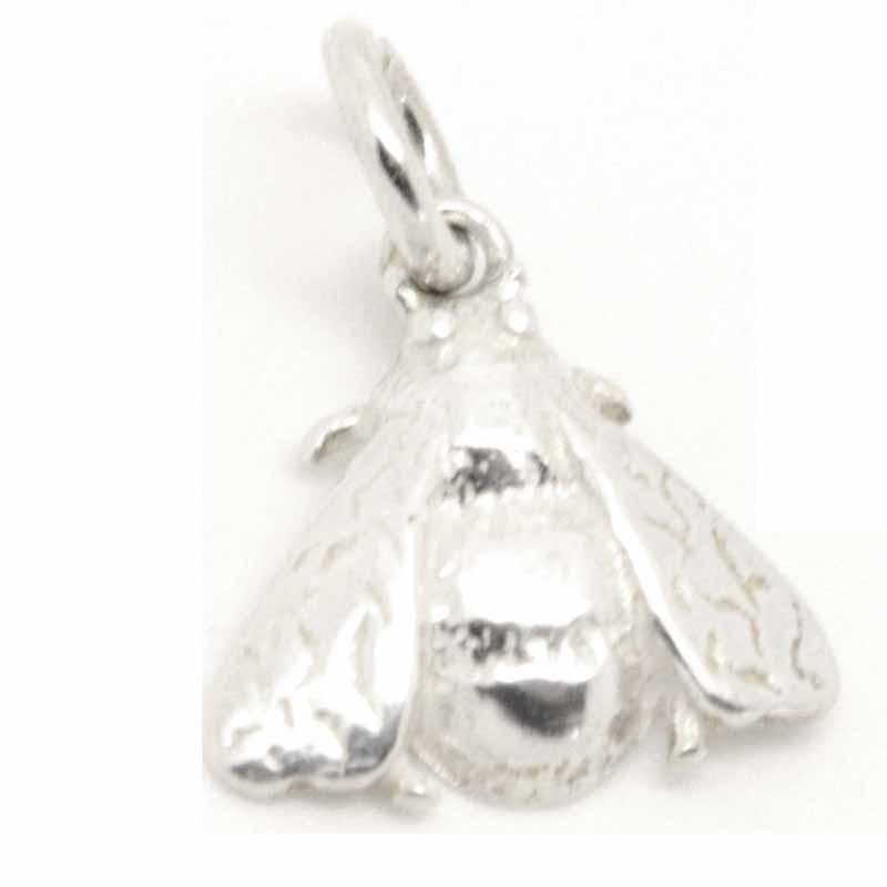 Charm - Silver Worker Bee Charm Small