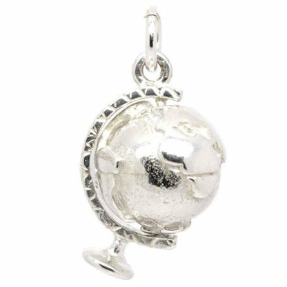 Charm - Silver World Globe Charm