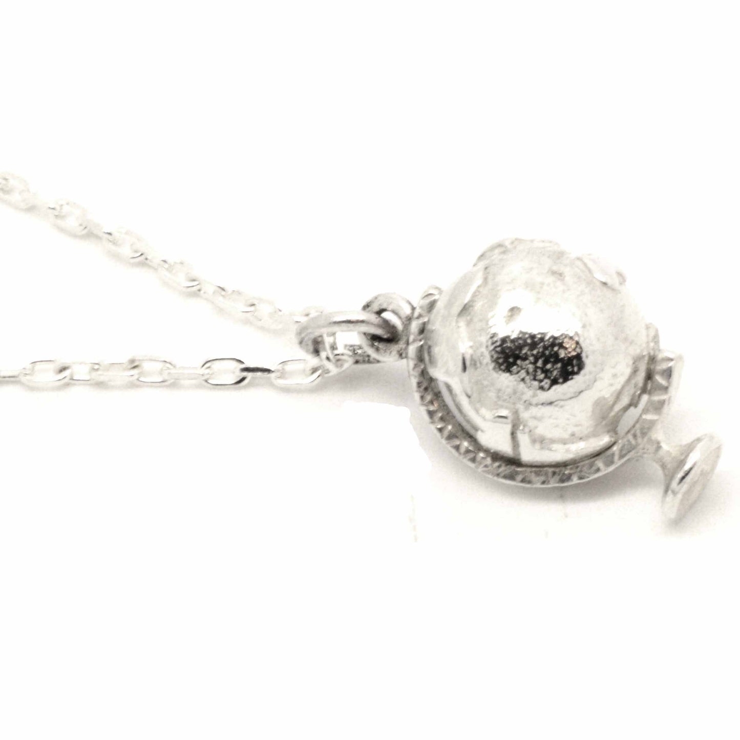 Charm - Silver World Globe Charm