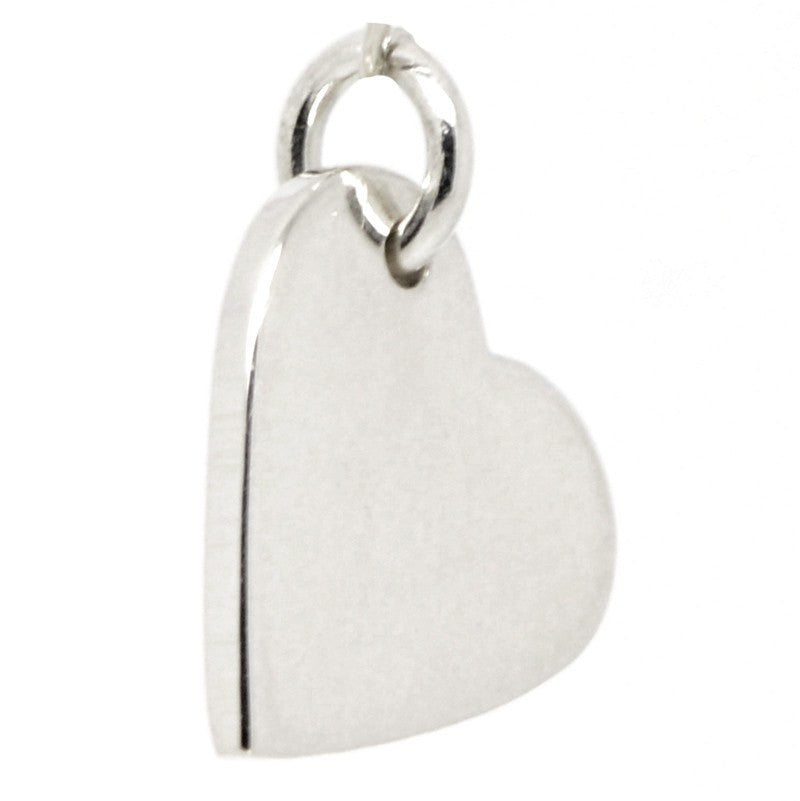 Silver Small Heart Tag Charm - Perfectcharm - 1