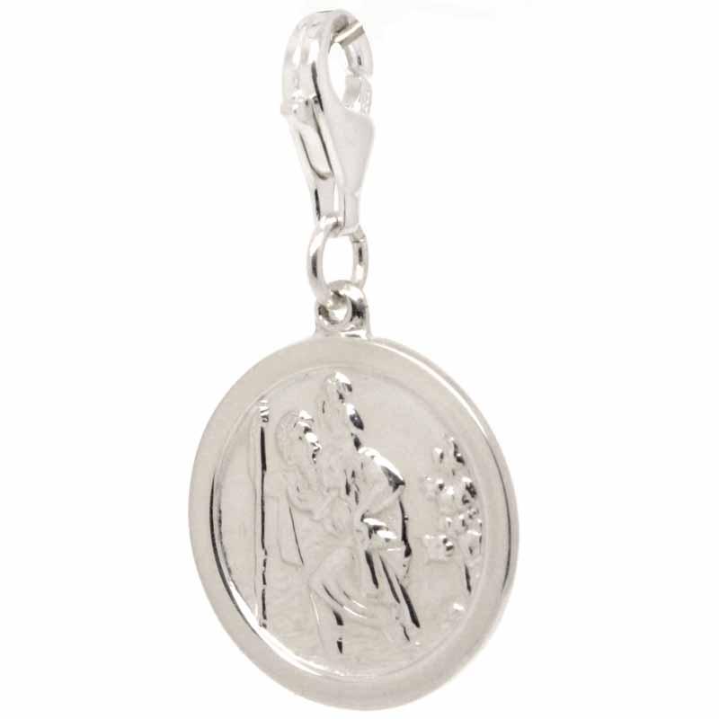 Charm - St Christopher Charm - Medium Round