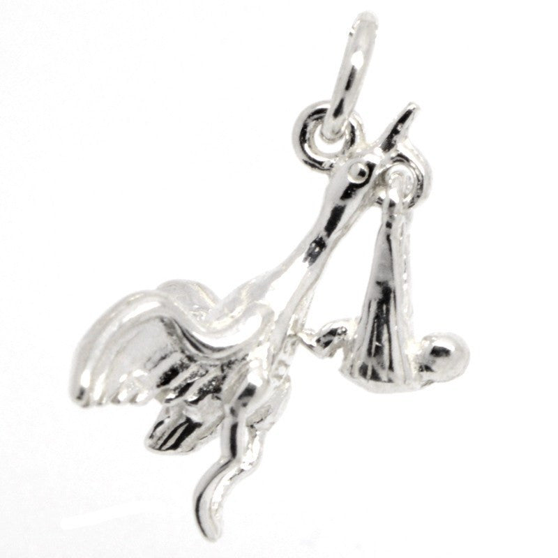 Stork and Baby Charm - Perfectcharm - 1
