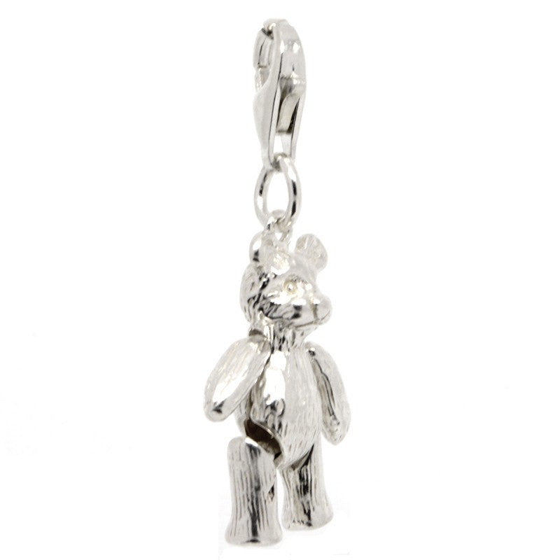 Silver 2025 bear charm
